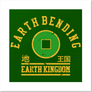 earth bending Posters and Art